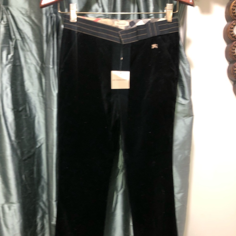 Kids Burberry velvet trousers with tags brand new